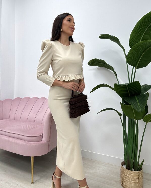 CONJUNTO ARELLANA BEIGE