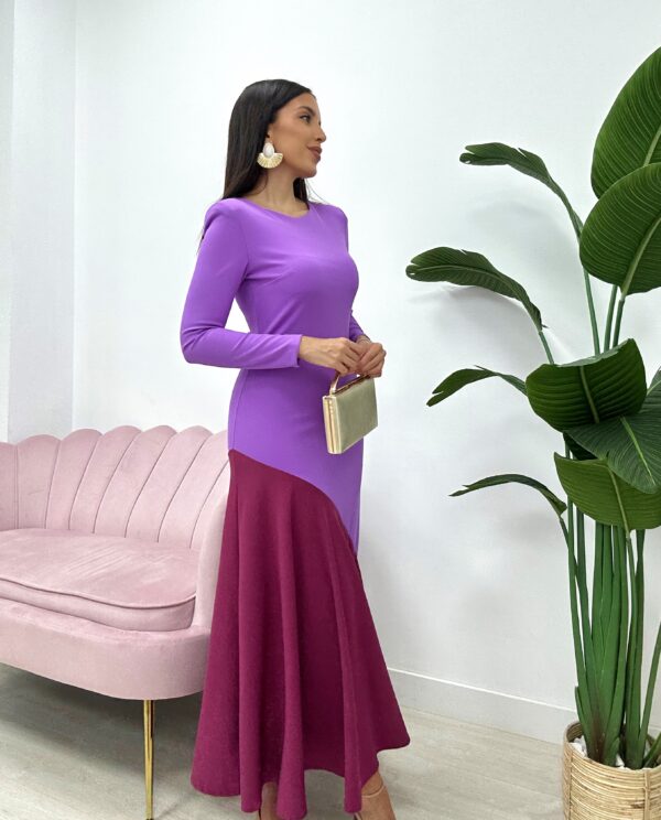 VESTIDO ÁNGELES MALVA