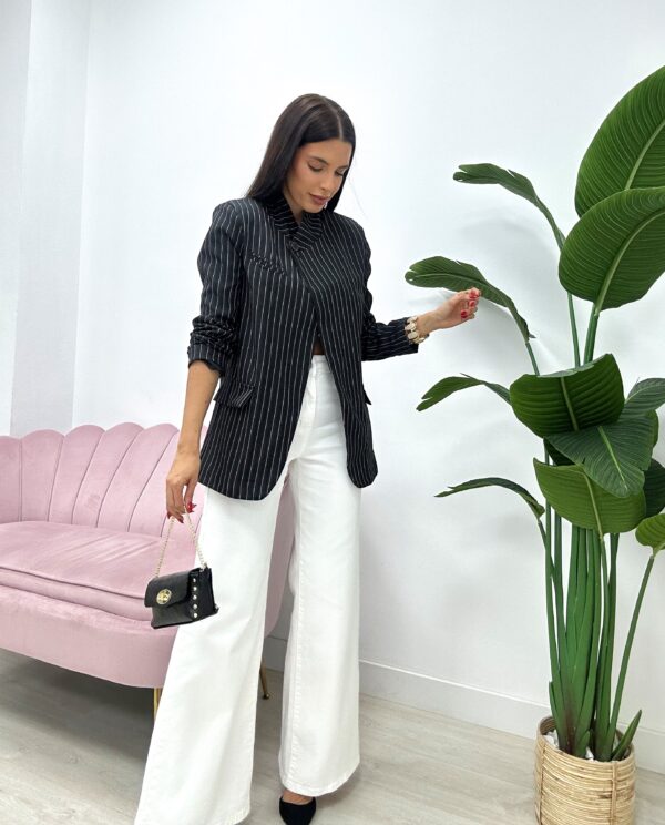 BLAZER CRUZADA OFICCE NEGRO