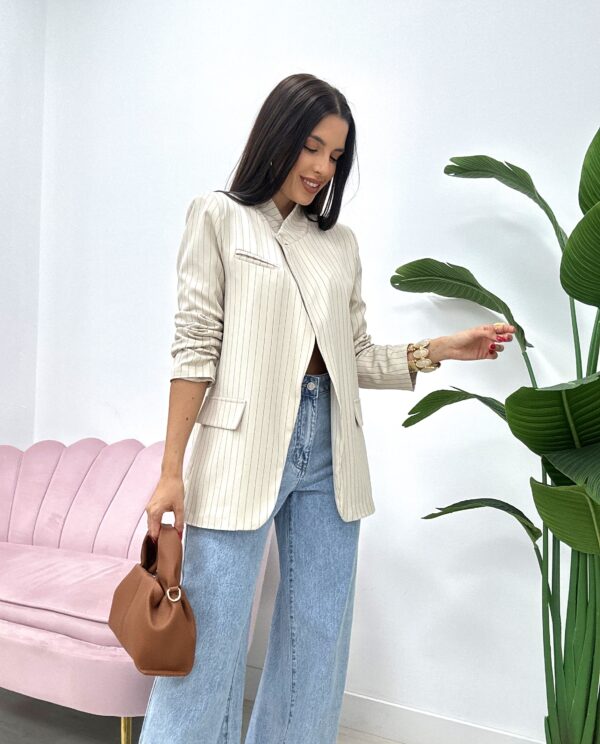 BLAZER CRUZADA OFICCE BEIGE