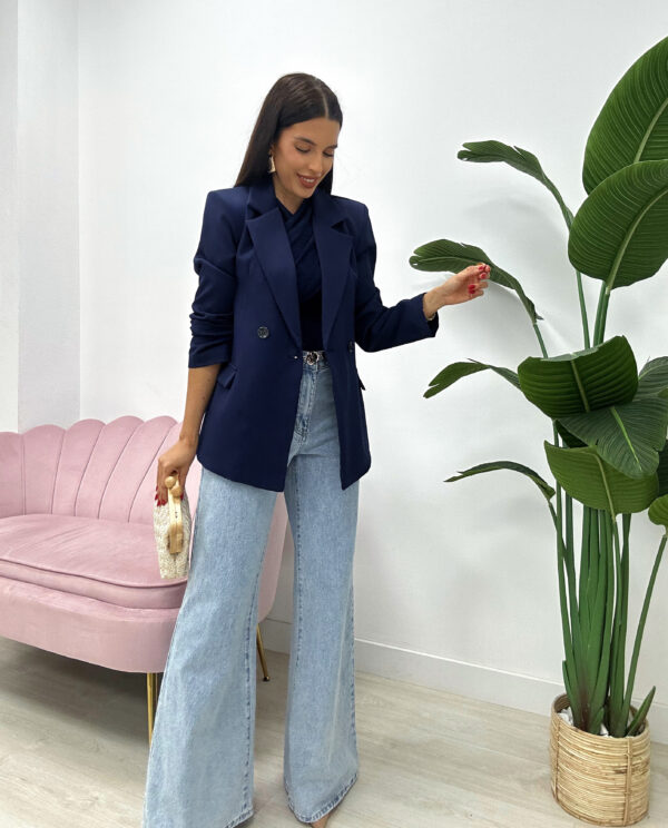 BLAZER BASIC AZUL MARINO