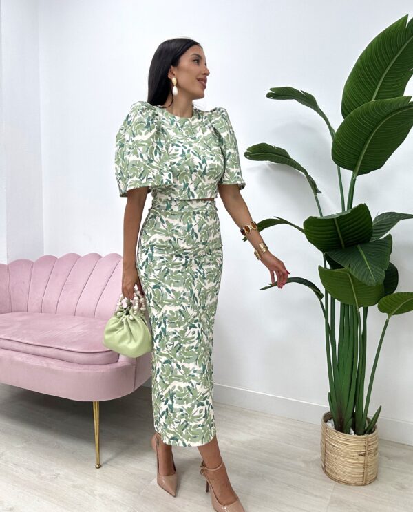 CONJUNTO DURÁN FALDA VERDE