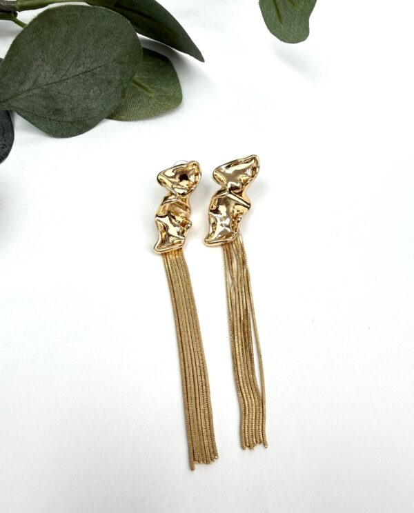 PENDIENTES IKIA DORADO
