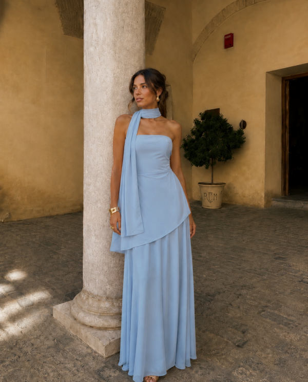 VESTIDO JARA CELESTE