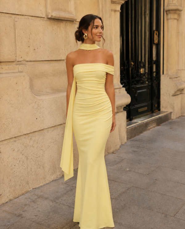 VESTIDO GALIANO AMARILLO