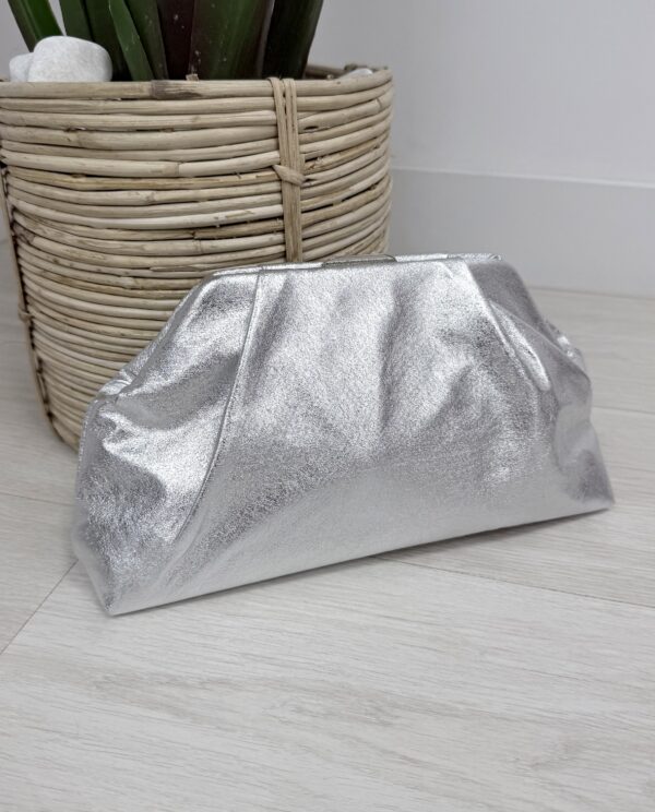 BOLSO DALILA METALIZADO PLATA
