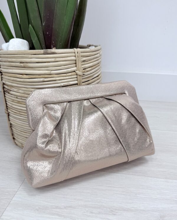 BOLSO DE MANO BRILLO