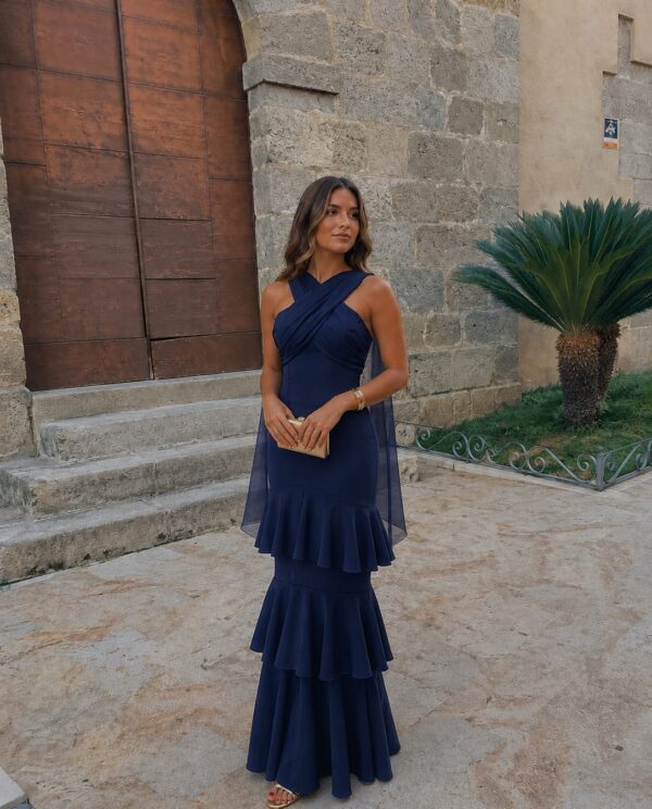 VESTIDO JEREZ AZUL MARINO